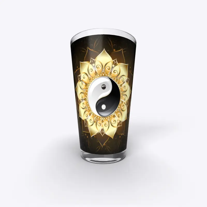 Golden Lotus Yin Yang 