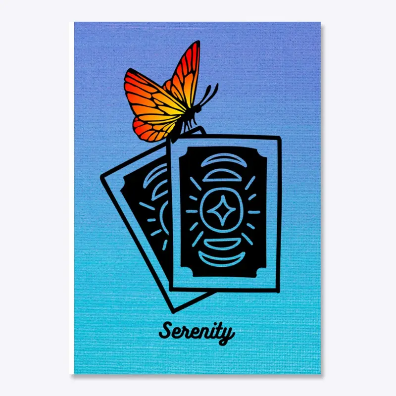 Serenity Cards and Butterfly