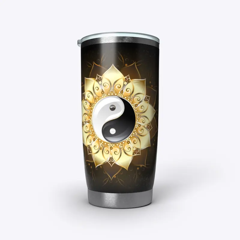 Golden Lotus Yin Yang 